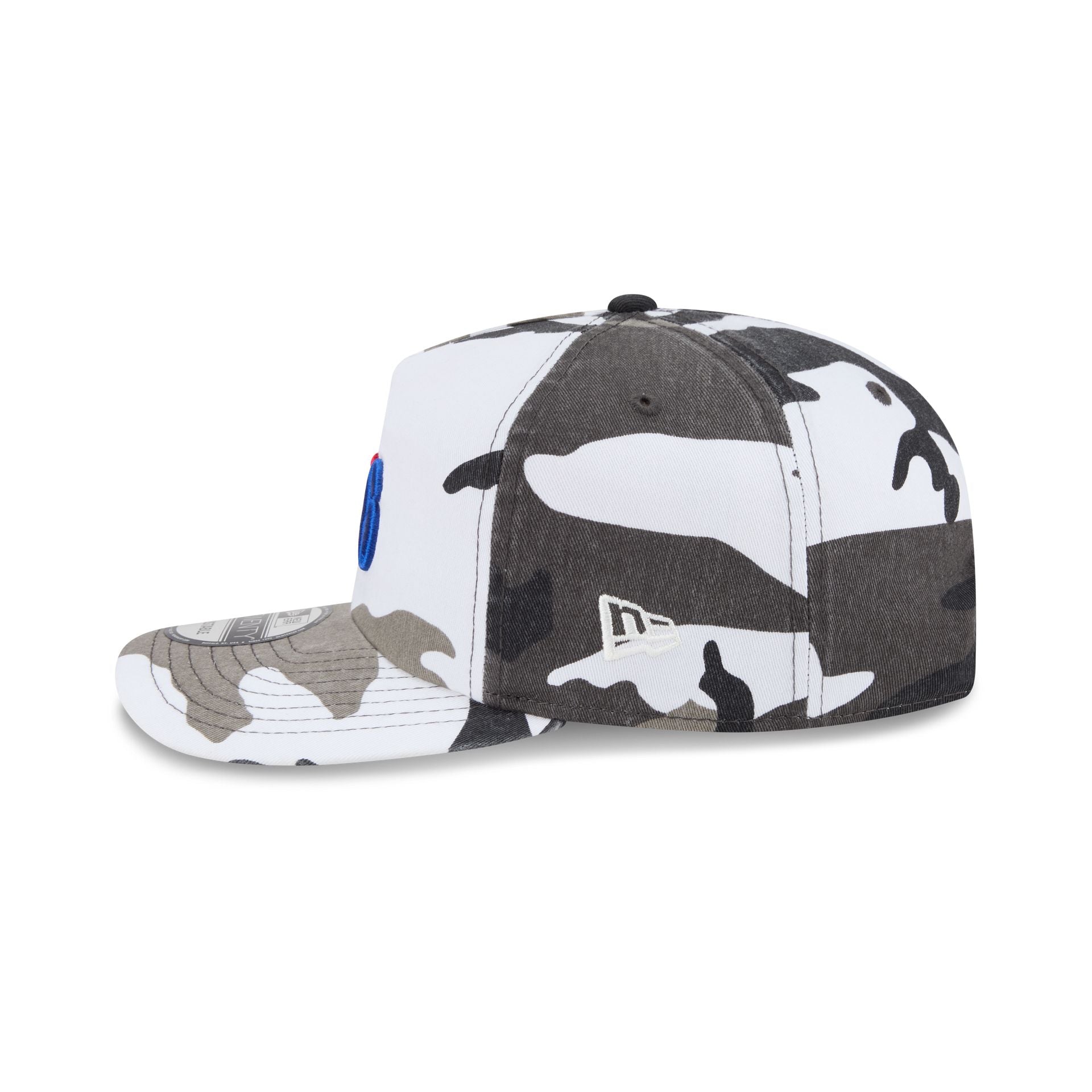 Philadelphia 76ers Washed Nylon Camo 19TWENTY Adjustable Hat