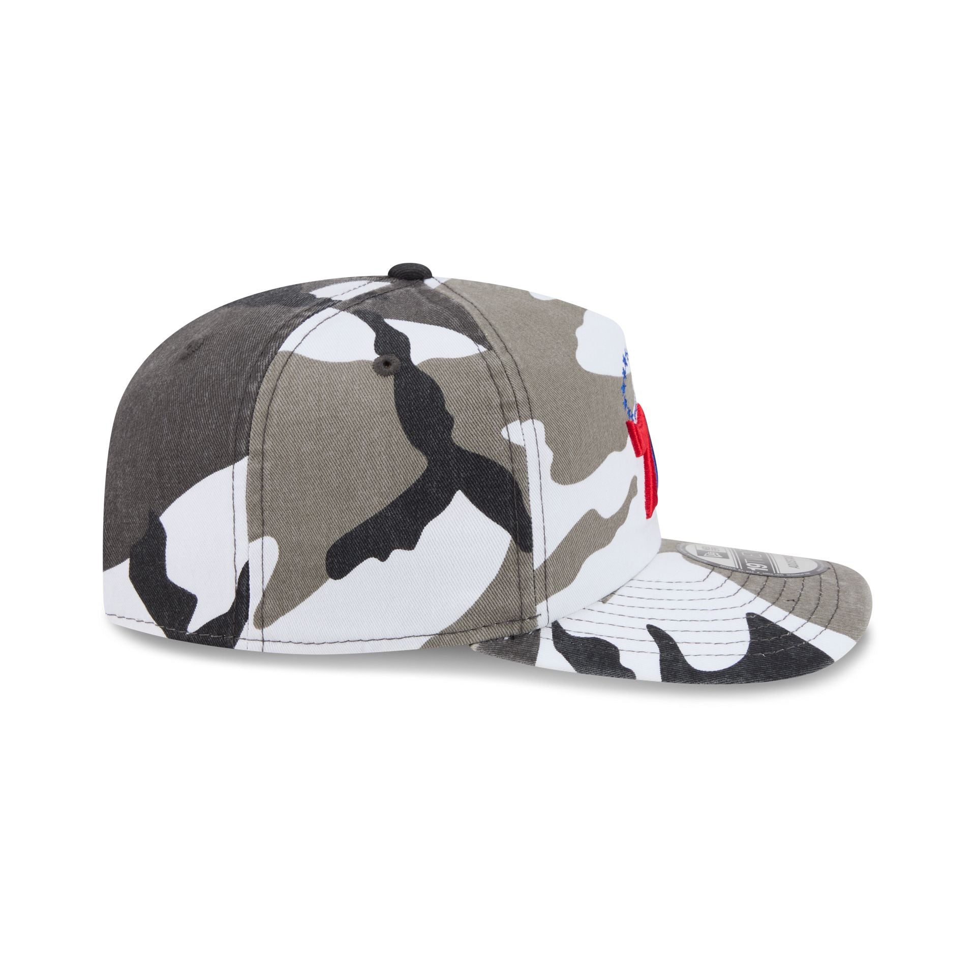 Philadelphia 76ers Washed Nylon Camo 19TWENTY Adjustable Hat