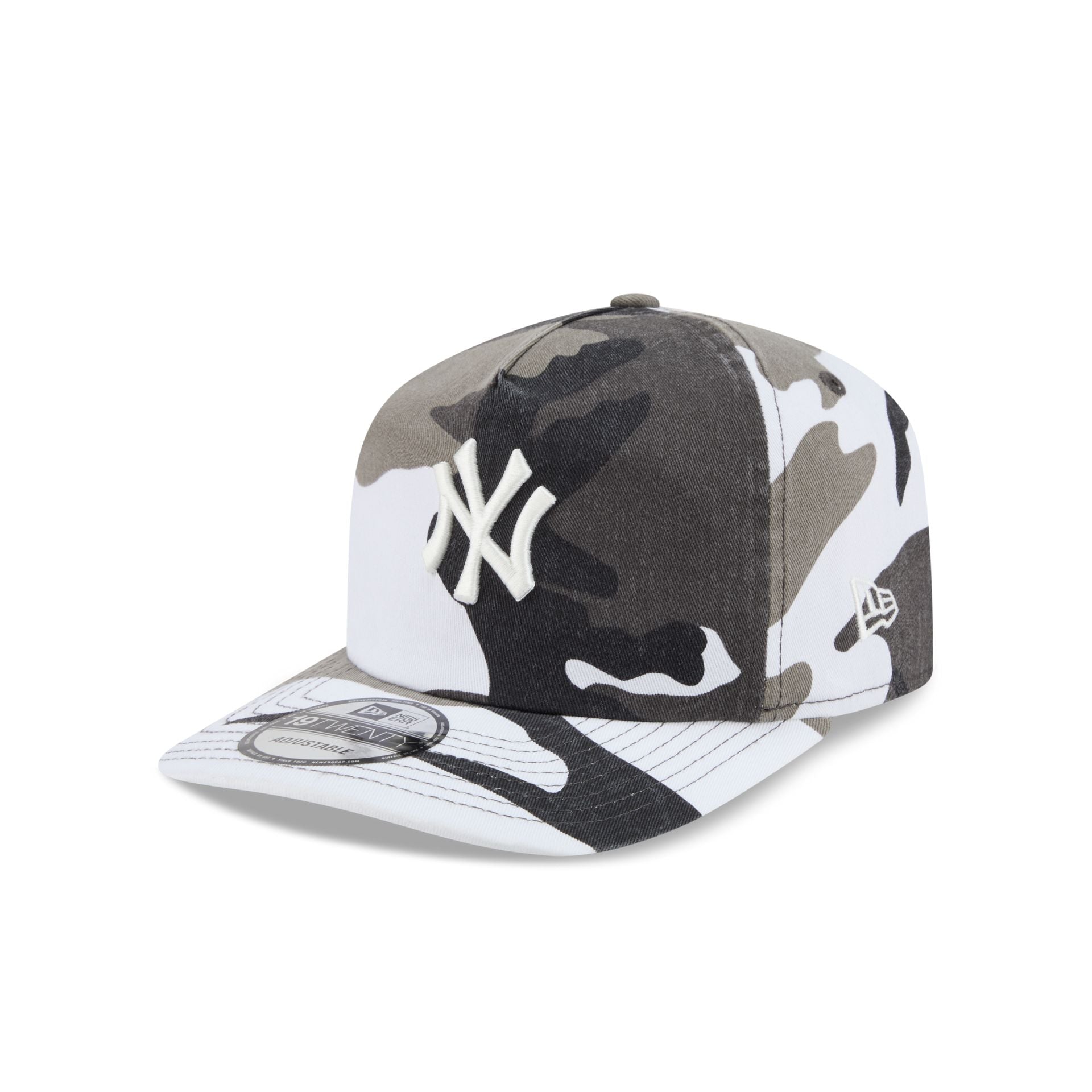 New York Yankees Washed Nylon Camo 19TWENTY Adjustable Hat
