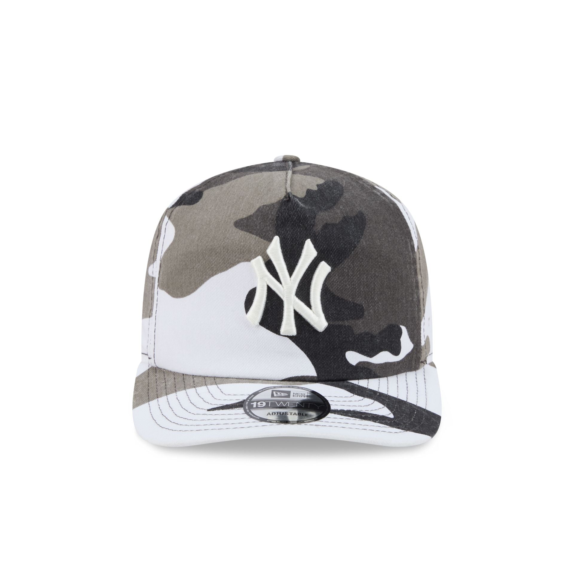 New York Yankees Washed Nylon Camo 19TWENTY Adjustable Hat