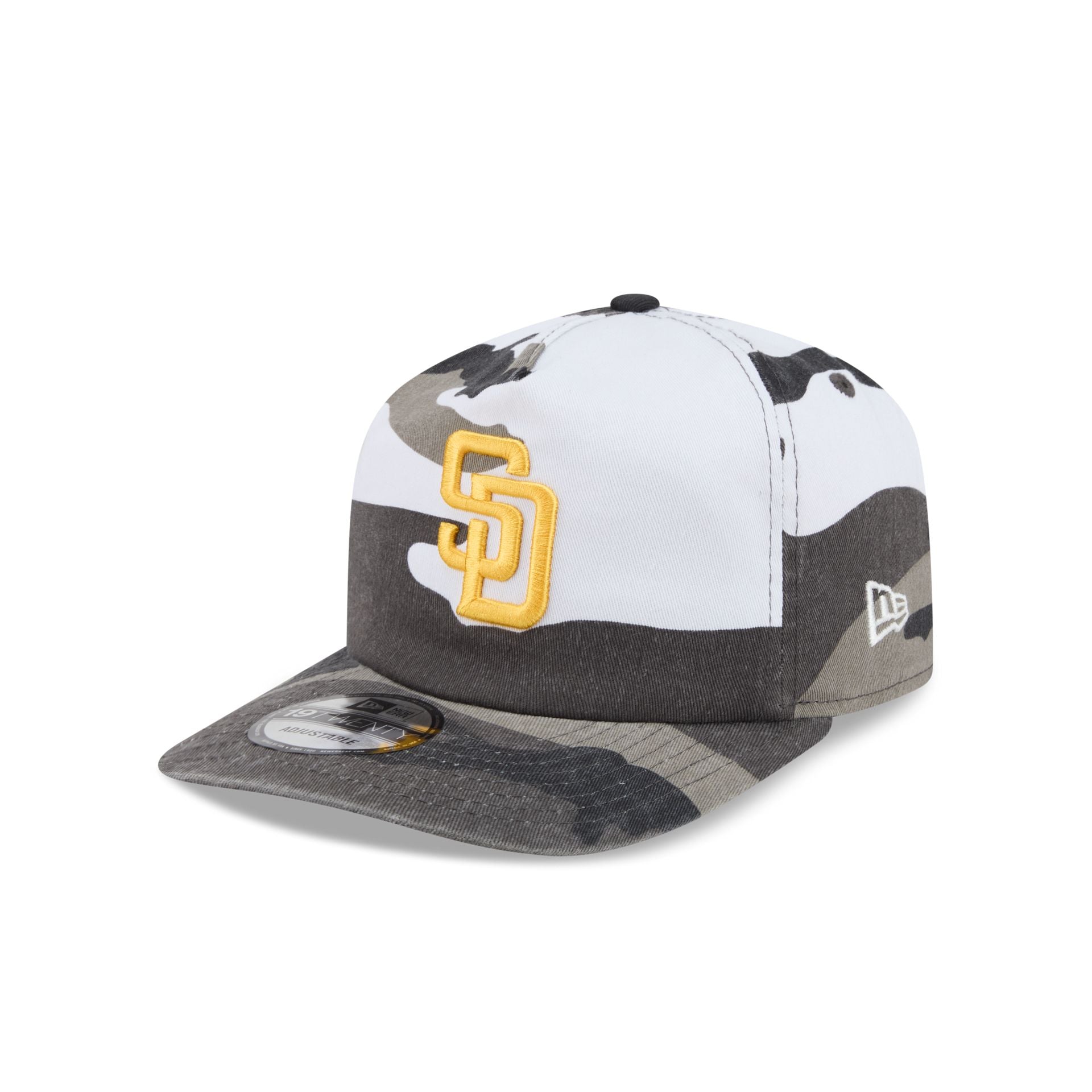 San Diego Padres Washed Nylon Camo 19TWENTY Adjustable Hat