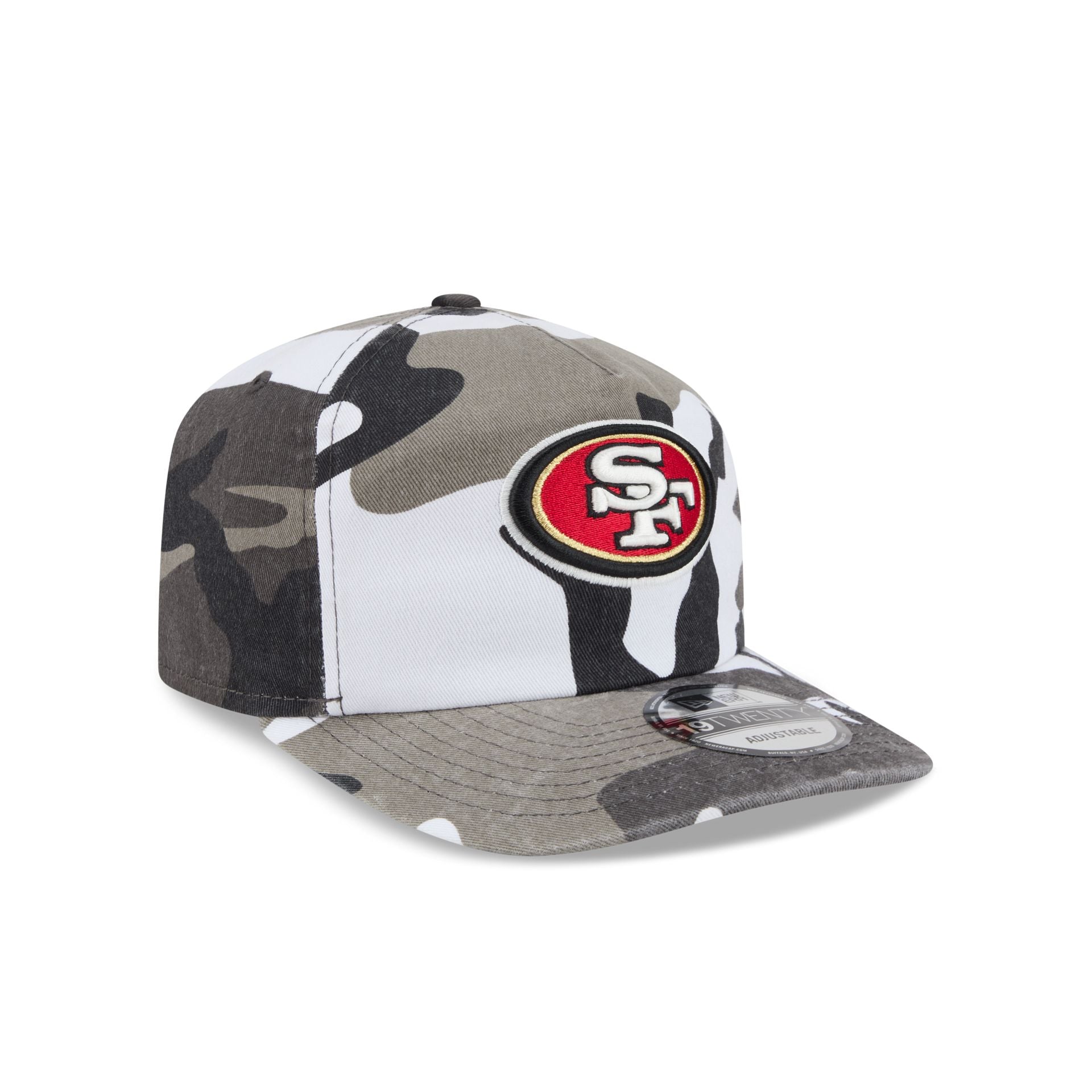 San Francisco 49ers Washed Nylon Camo 19TWENTY Adjustable Hat