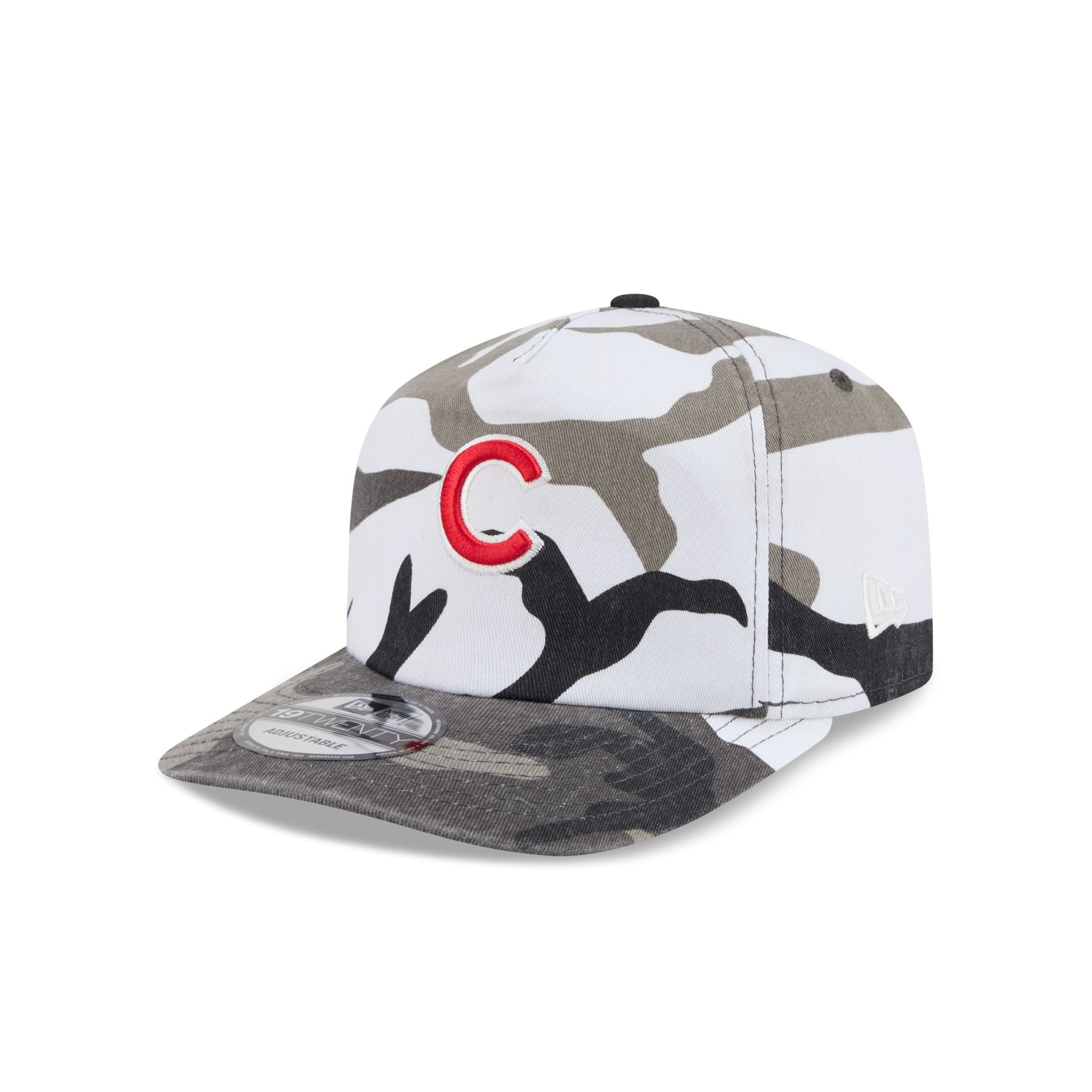 Chicago Cubs Washed Nylon Camo 19TWENTY Adjustable Hat