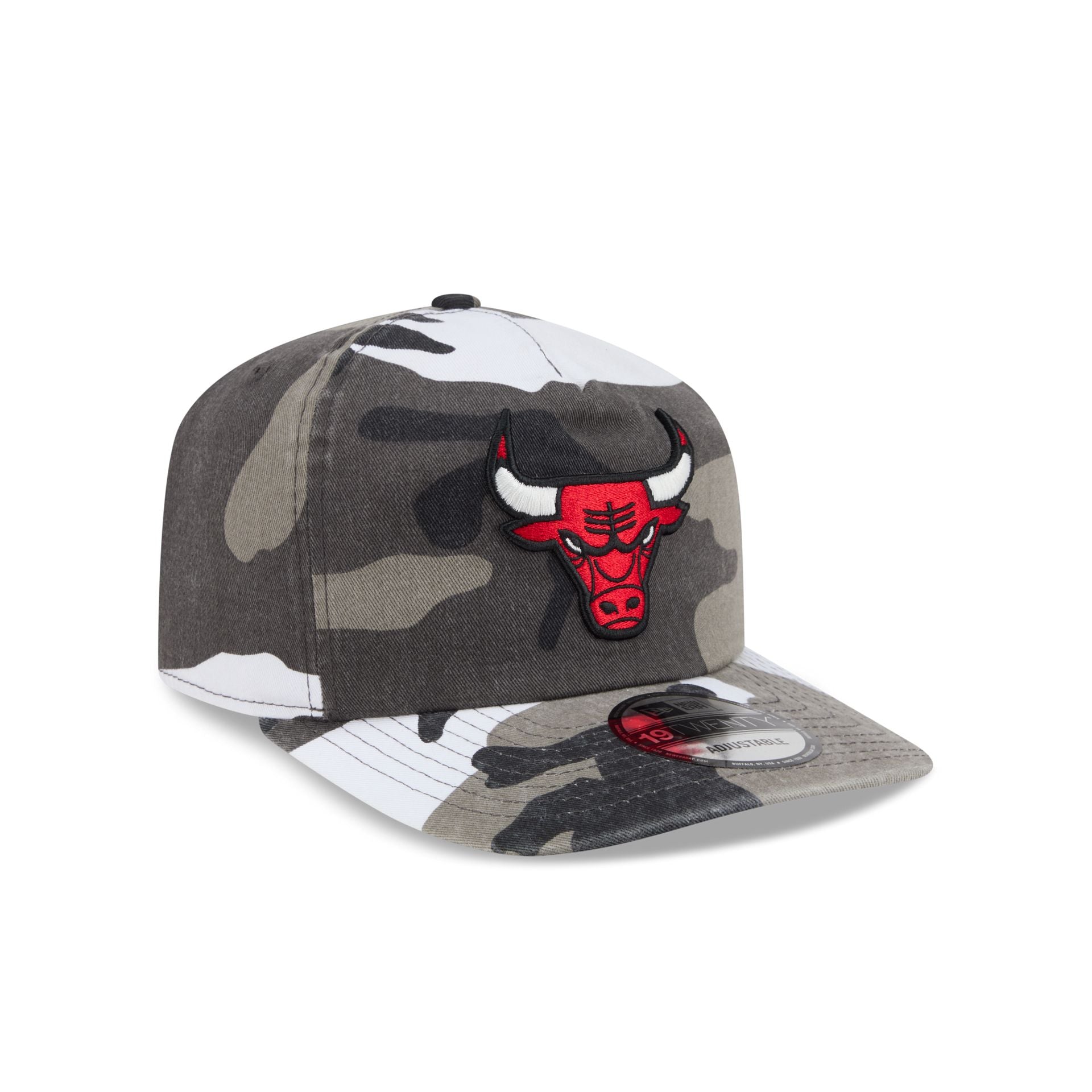 Chicago Bulls Washed Nylon Camo 19TWENTY Adjustable Hat