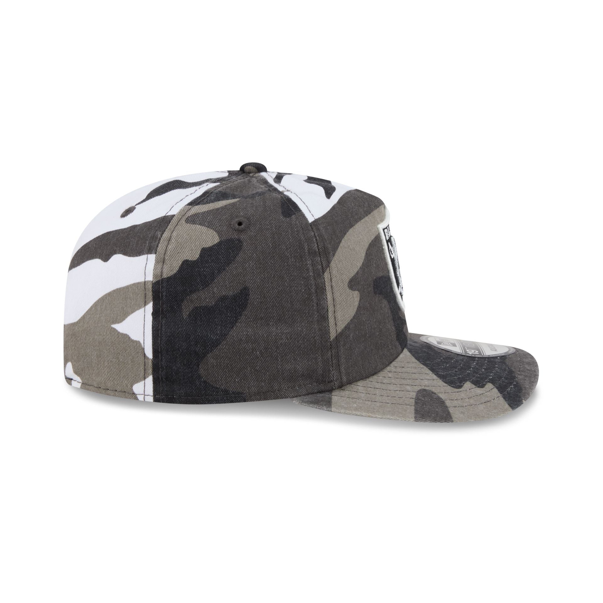 Las Vegas Raiders Washed Nylon Camo 19TWENTY Adjustable Hat