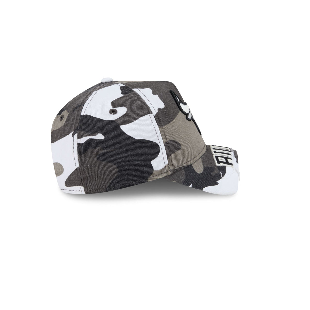 Chicago Bulls Washed Camo 9FORTY A-Frame Unstructured Cut-Off Visor Snapback Hat