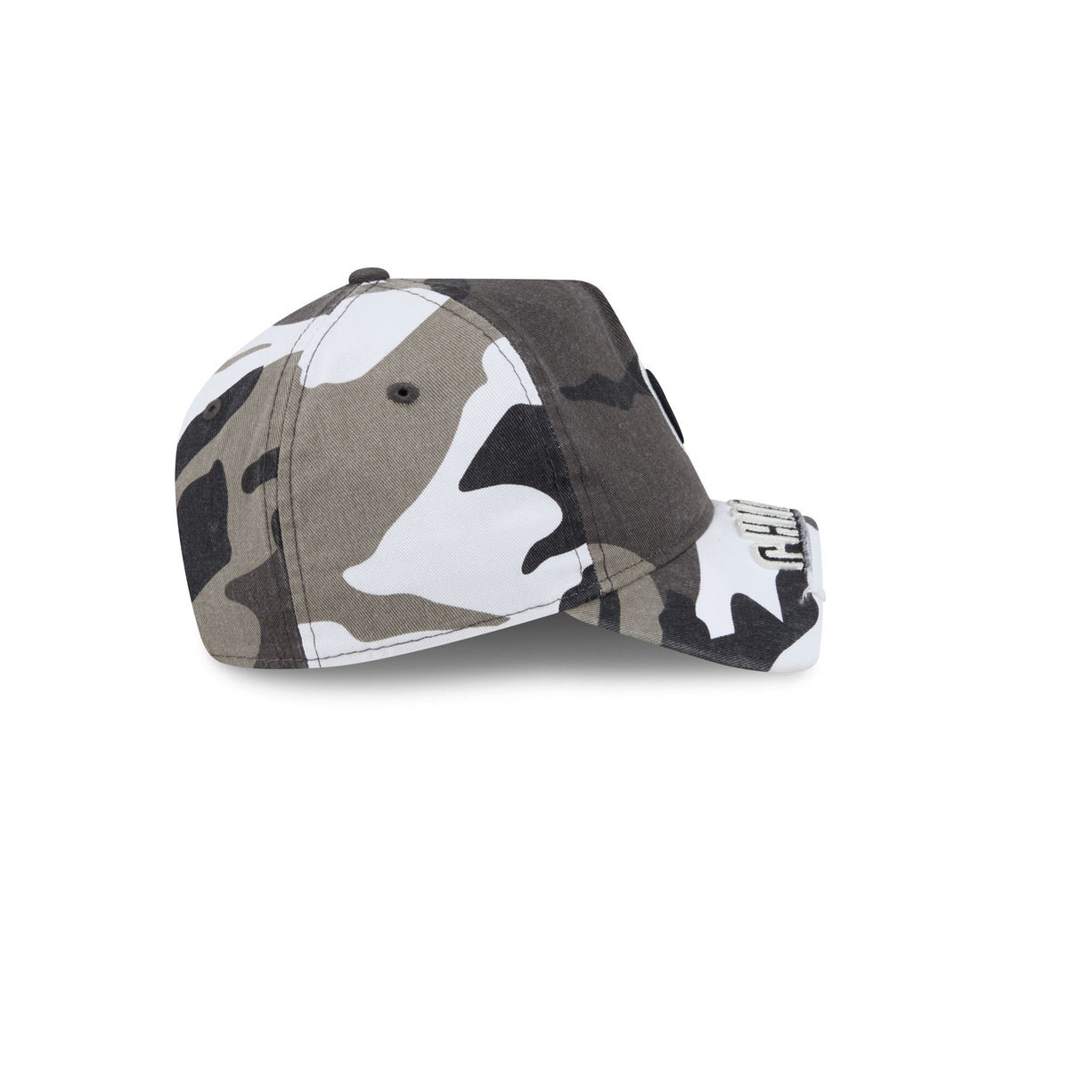 Chicago Cubs Washed Camo 9FORTY A-Frame Unstructured Cut-Off Visor Snapback Hat