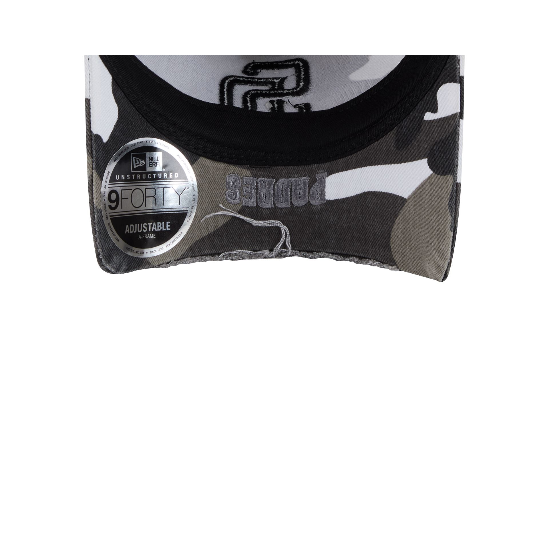 San Diego Padres Washed Camo 9FORTY A-Frame Unstructured Cut-Off Visor Snapback Hat