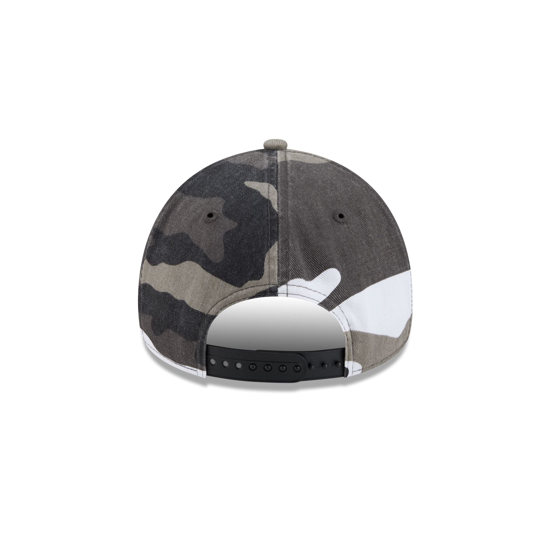 Athletics Washed Camo 9FORTY A-Frame Unstructured Cut-Off Visor Snapback Hat