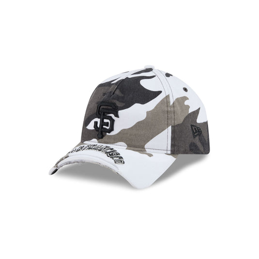 San Francisco Giants Washed Camo 9FORTY A-Frame Unstructured Cut-Off Visor Snapback Hat