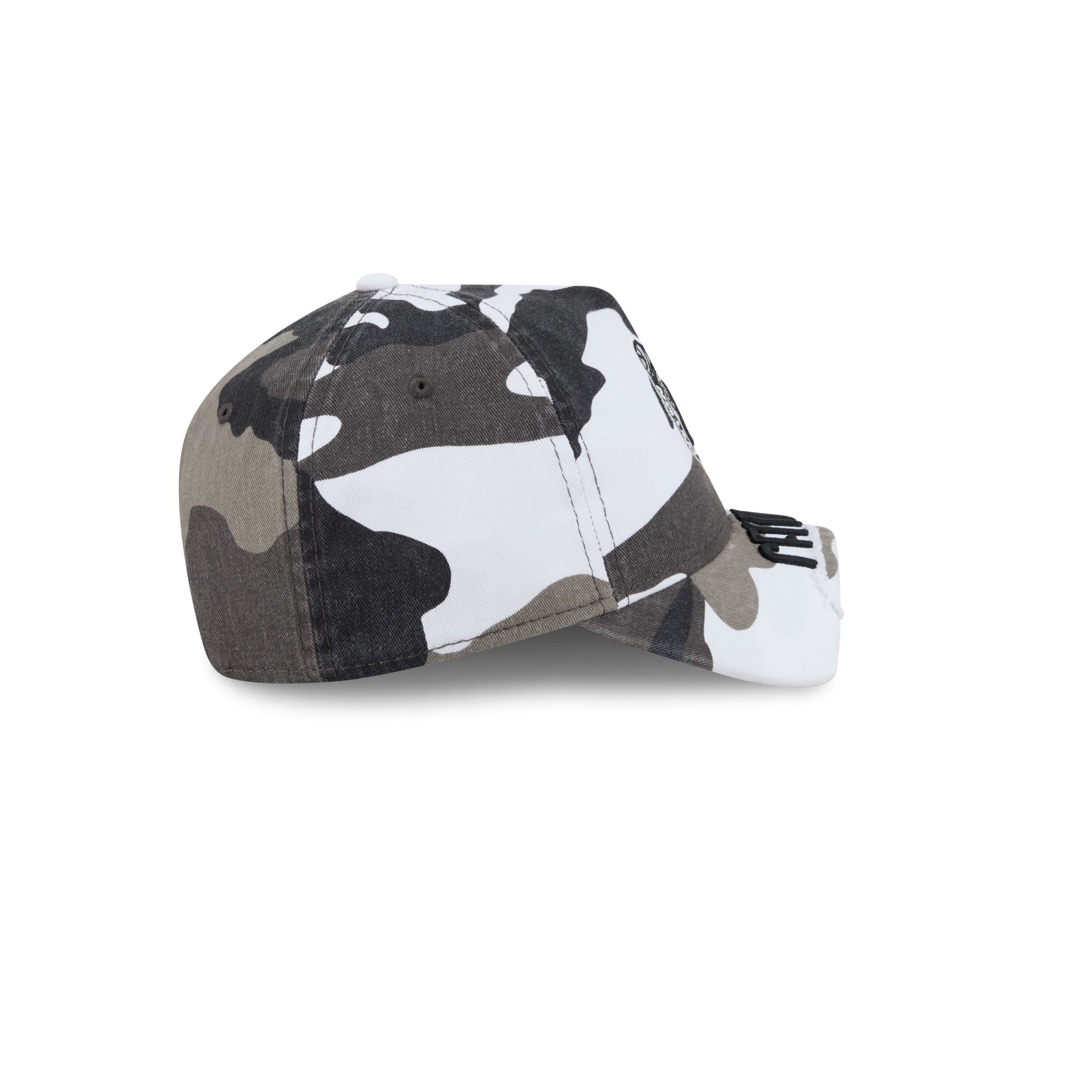 Boston Celtics Washed Camo 9FORTY A-Frame Unstructured Cut-Off Visor Snapback Hat