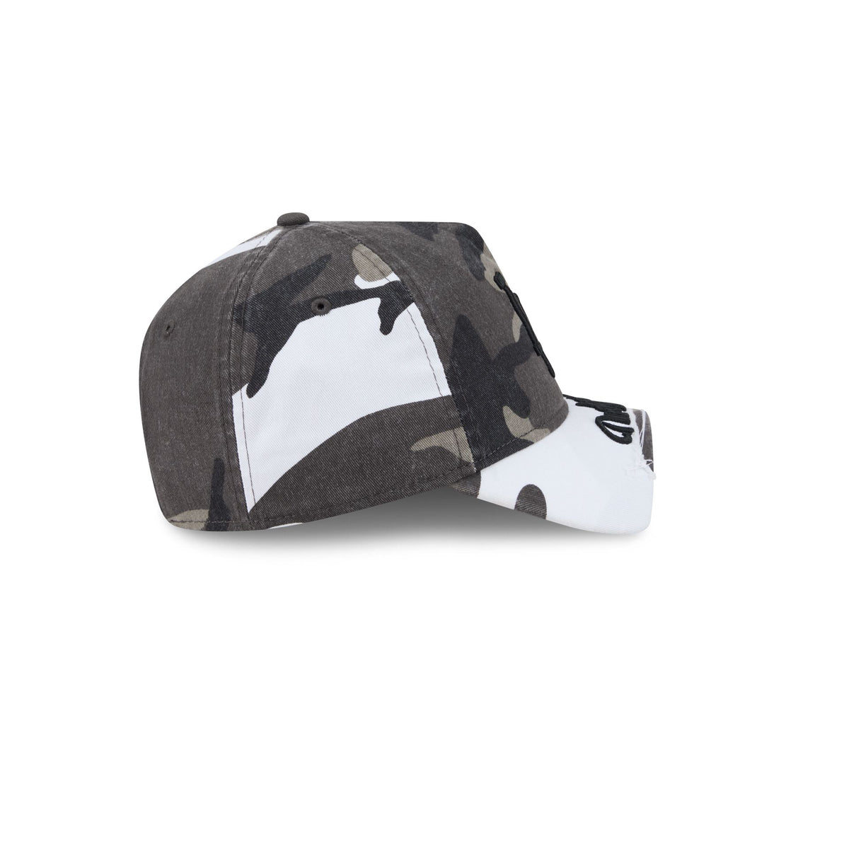 Los Angeles Dodgers Washed Camo 9FORTY A-Frame Unstructured Cut-Off Visor Snapback Hat