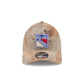 New York Rangers Washed Nylon Brown 9TWENTY A-Frame Adjustable Hat