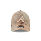 Atlanta Braves Washed Nylon Brown 9TWENTY A-Frame Adjustable Hat