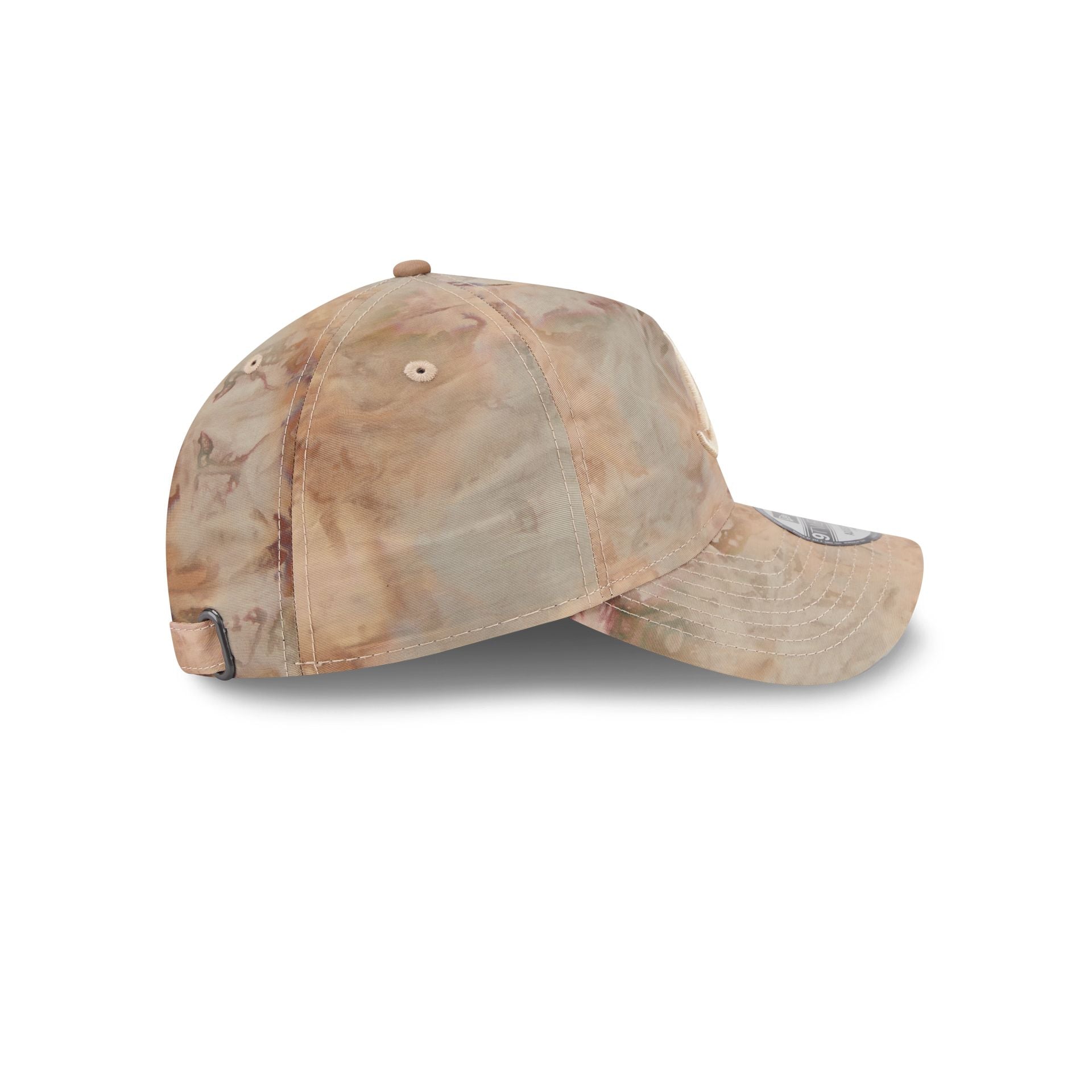 Atlanta Braves Washed Nylon Brown 9TWENTY A-Frame Adjustable Hat
