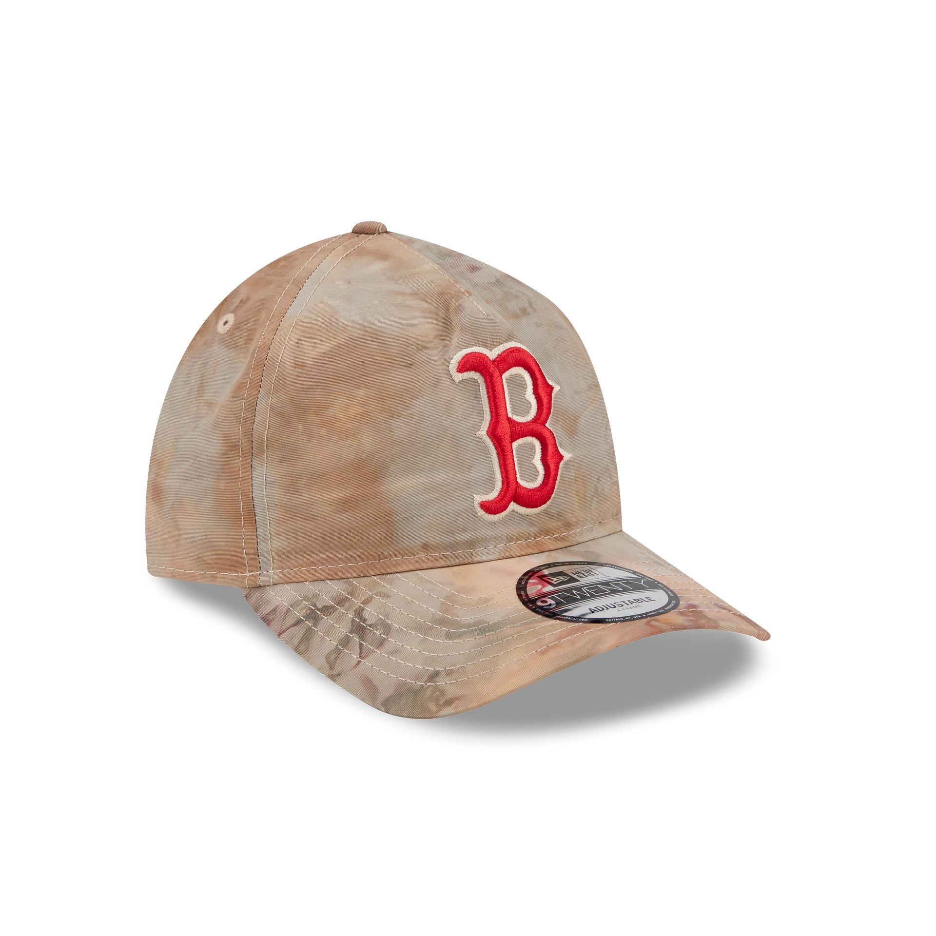 Boston Red Sox Washed Nylon Brown 9TWENTY A-Frame Adjustable Hat