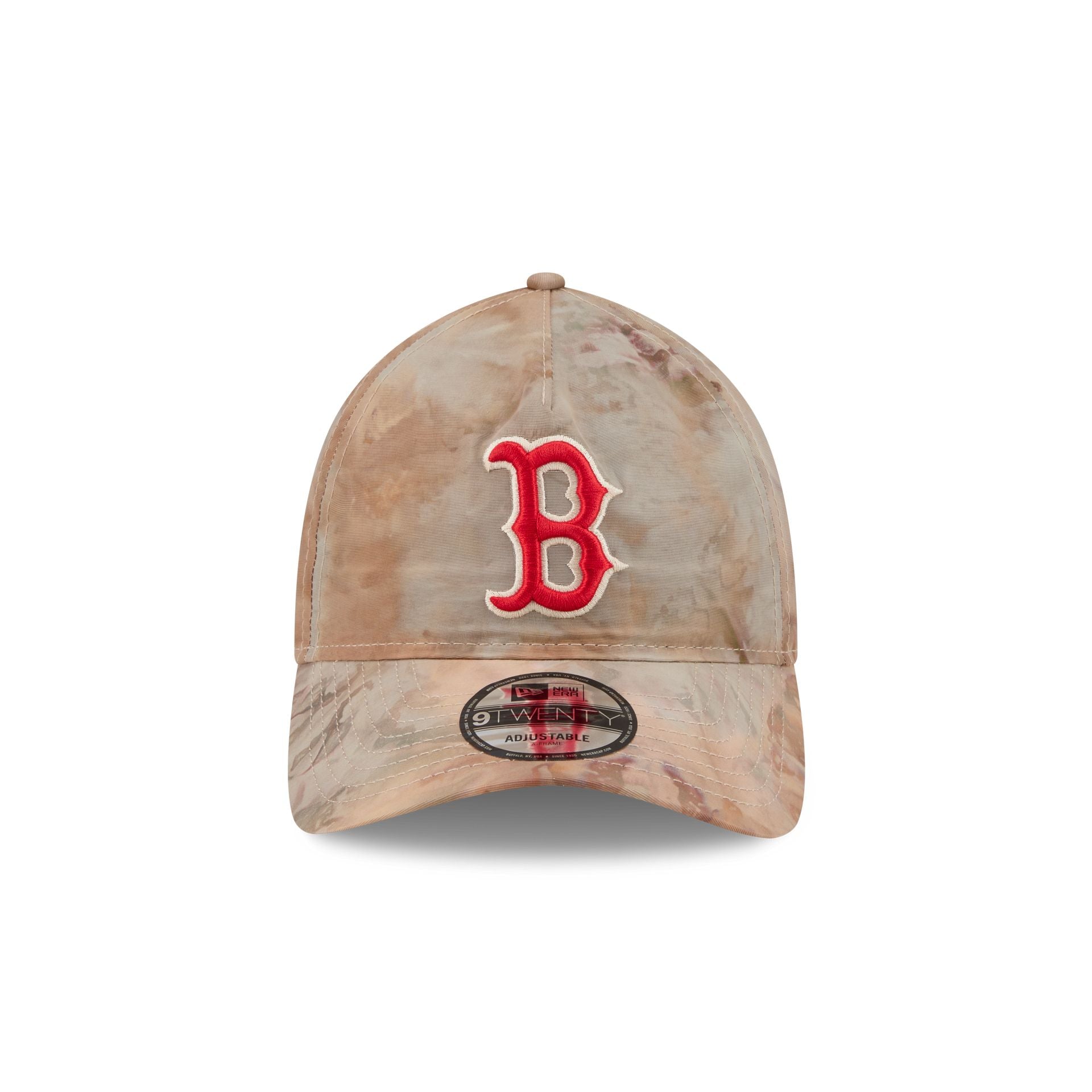 Boston Red Sox Washed Nylon Brown 9TWENTY A-Frame Adjustable Hat