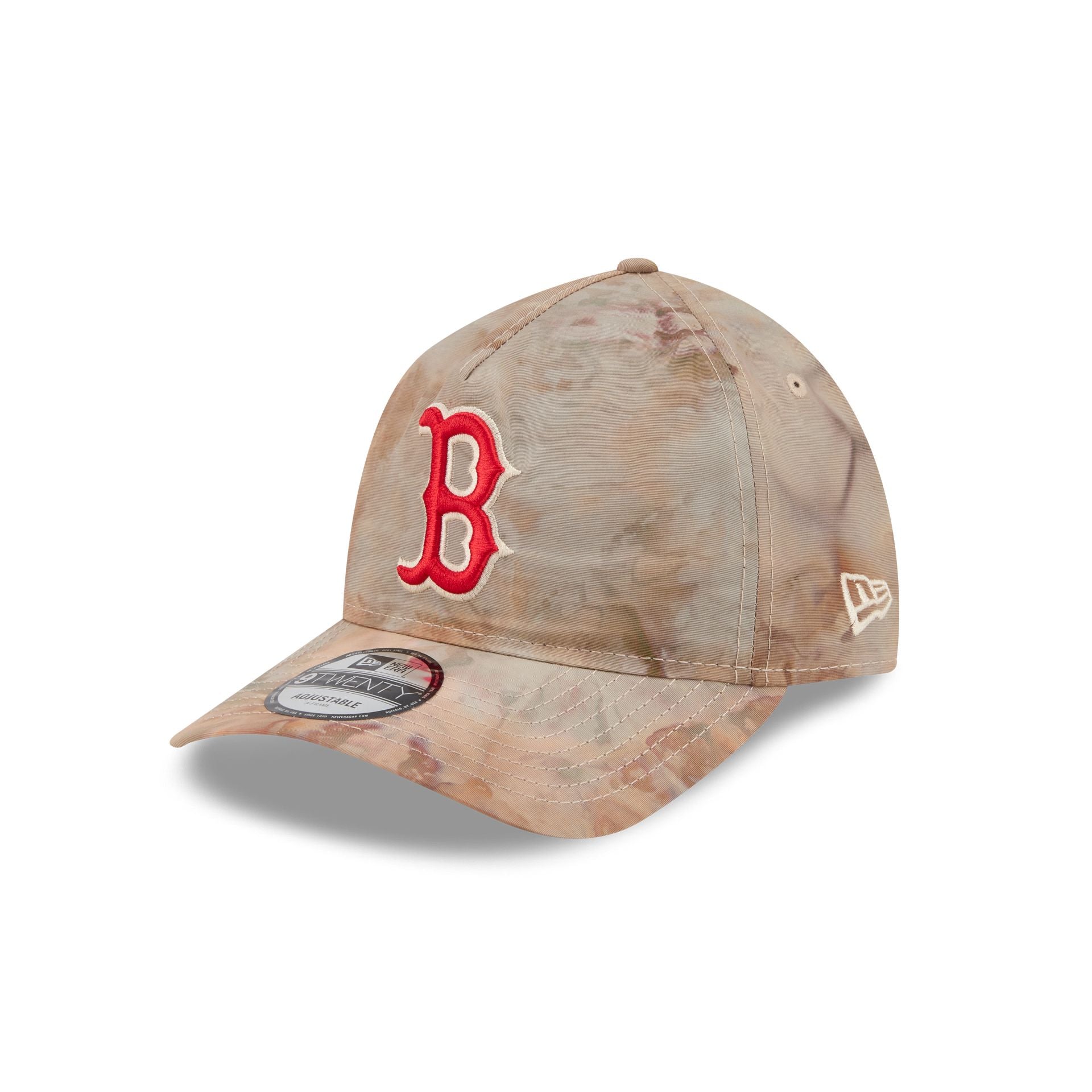 Boston Red Sox Washed Nylon Brown 9TWENTY A-Frame Adjustable Hat