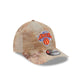 New York Knicks Washed Nylon Brown 9TWENTY A-Frame Adjustable Hat