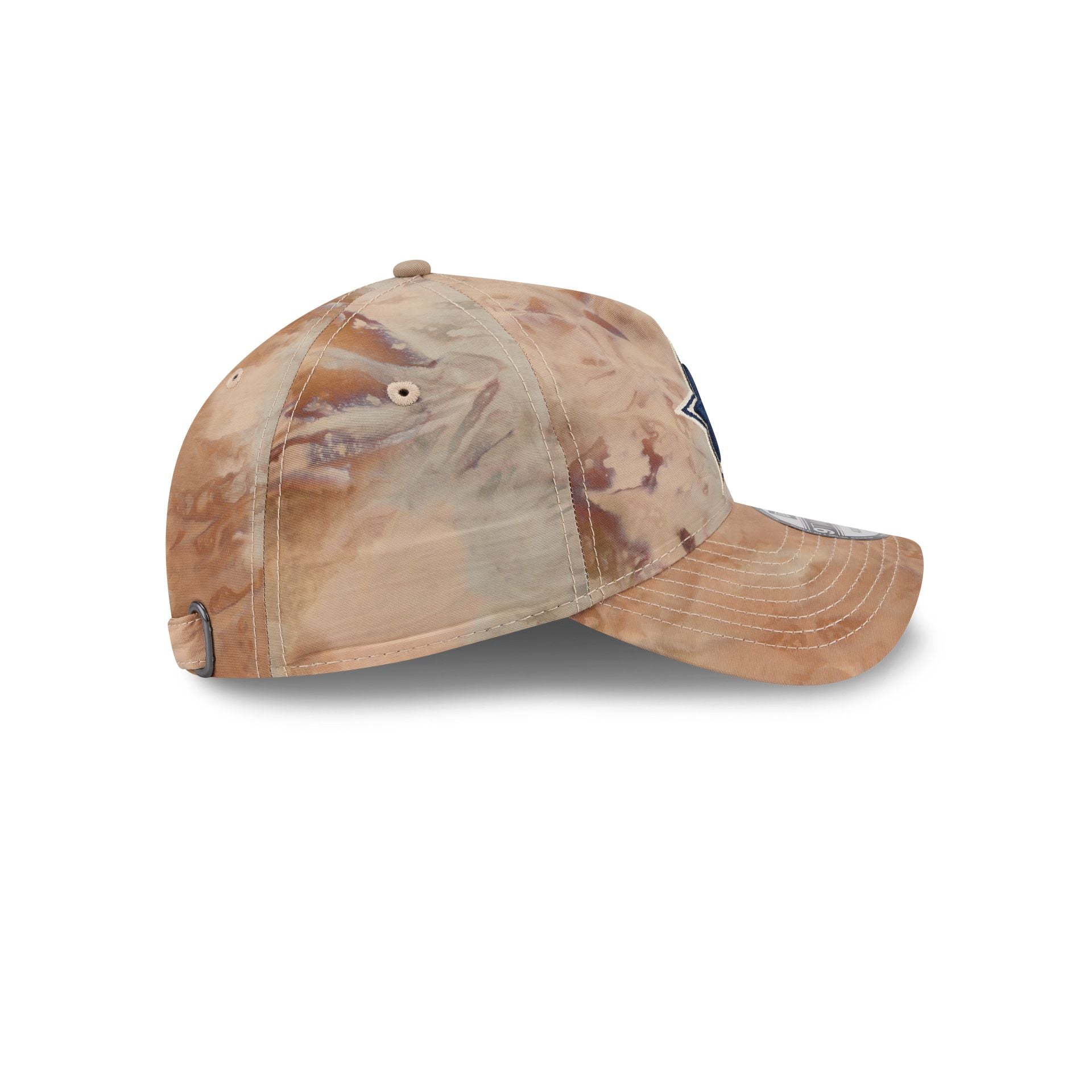 Dallas Cowboys Washed Nylon Brown 9TWENTY A-Frame Adjustable Hat