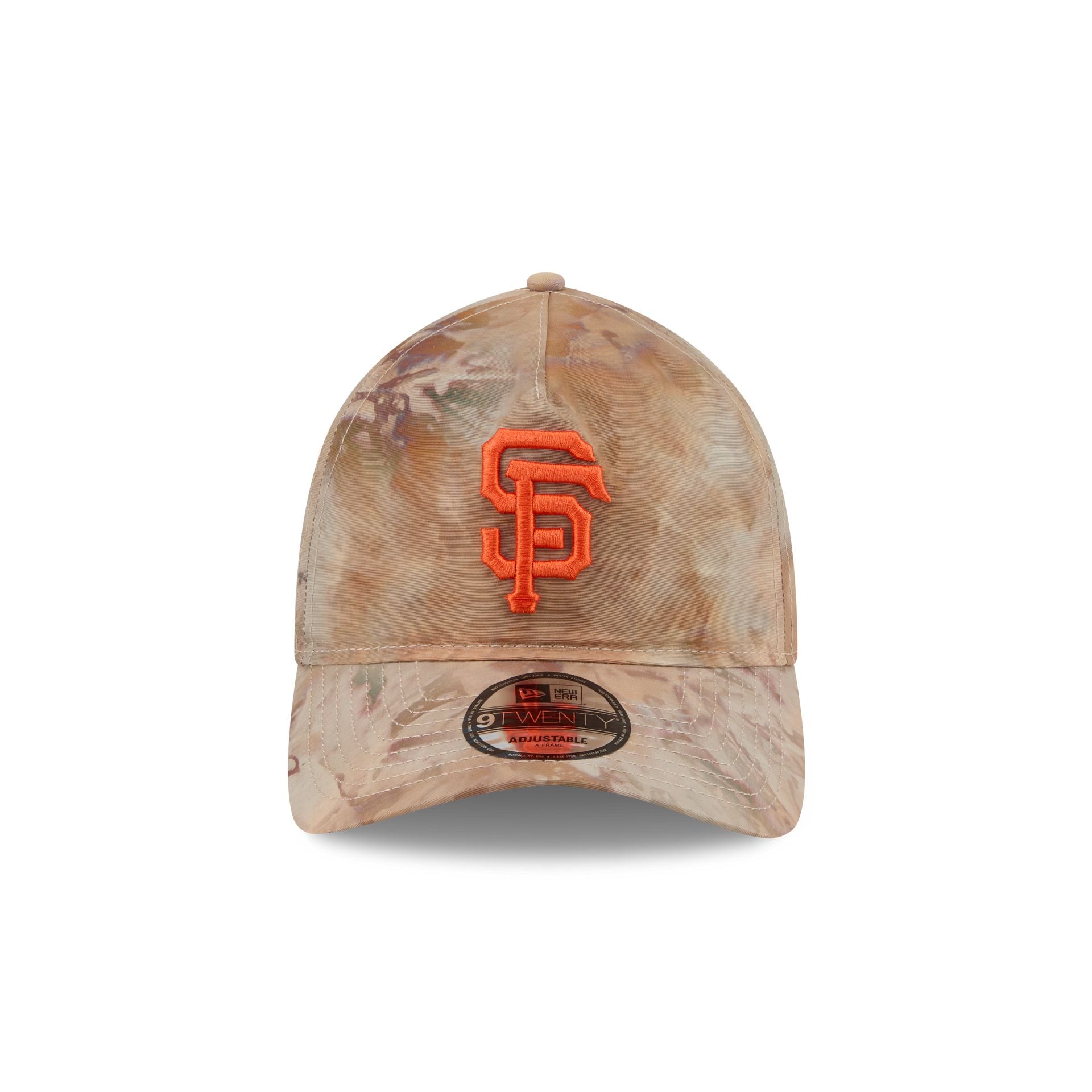 San Francisco Giants Washed Nylon Brown 9TWENTY A-Frame Adjustable Hat