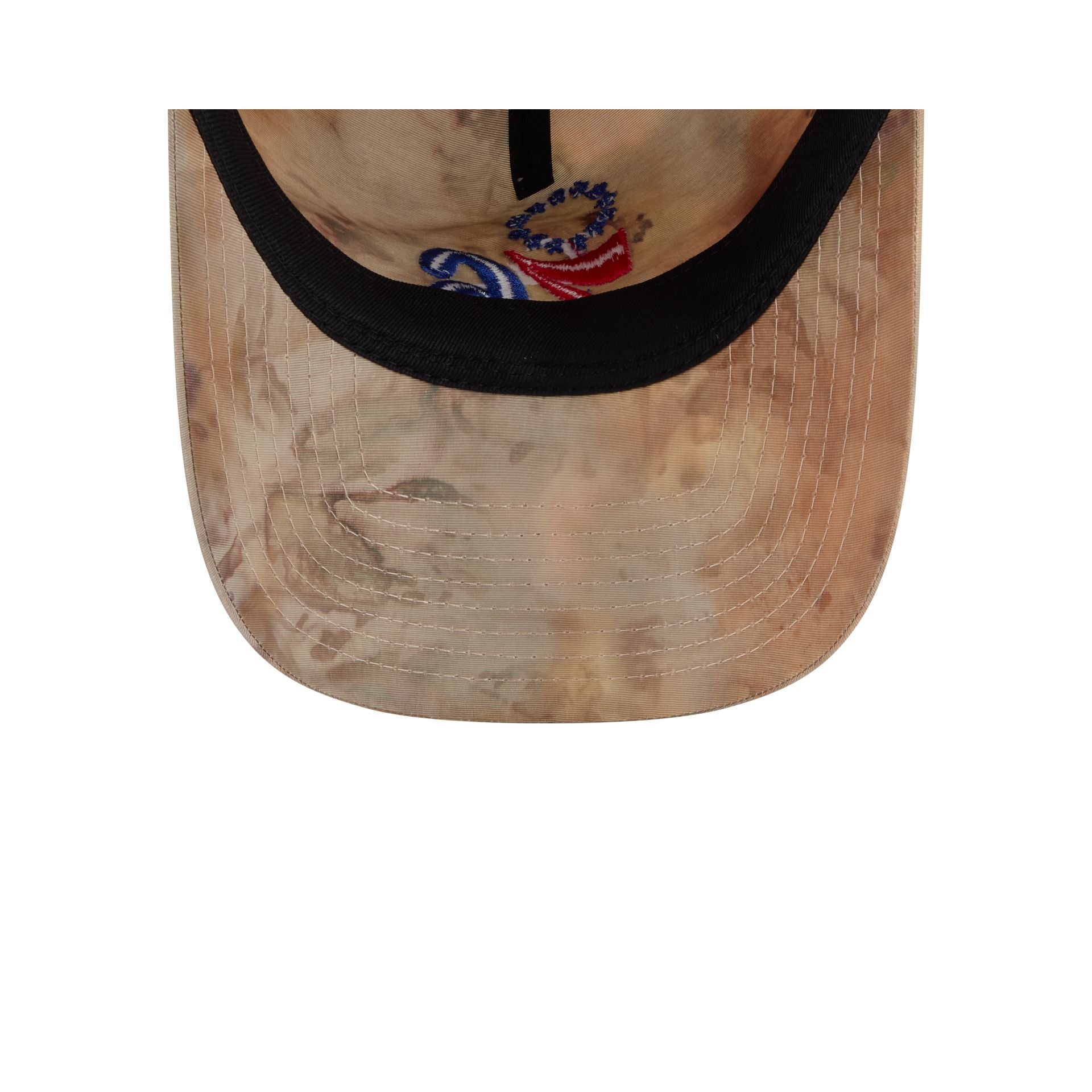 Philadelphia 76ers Washed Nylon Brown 9TWENTY A-Frame Adjustable Hat