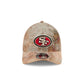 San Francisco 49ers Washed Nylon Brown 9TWENTY A-Frame Adjustable Hat