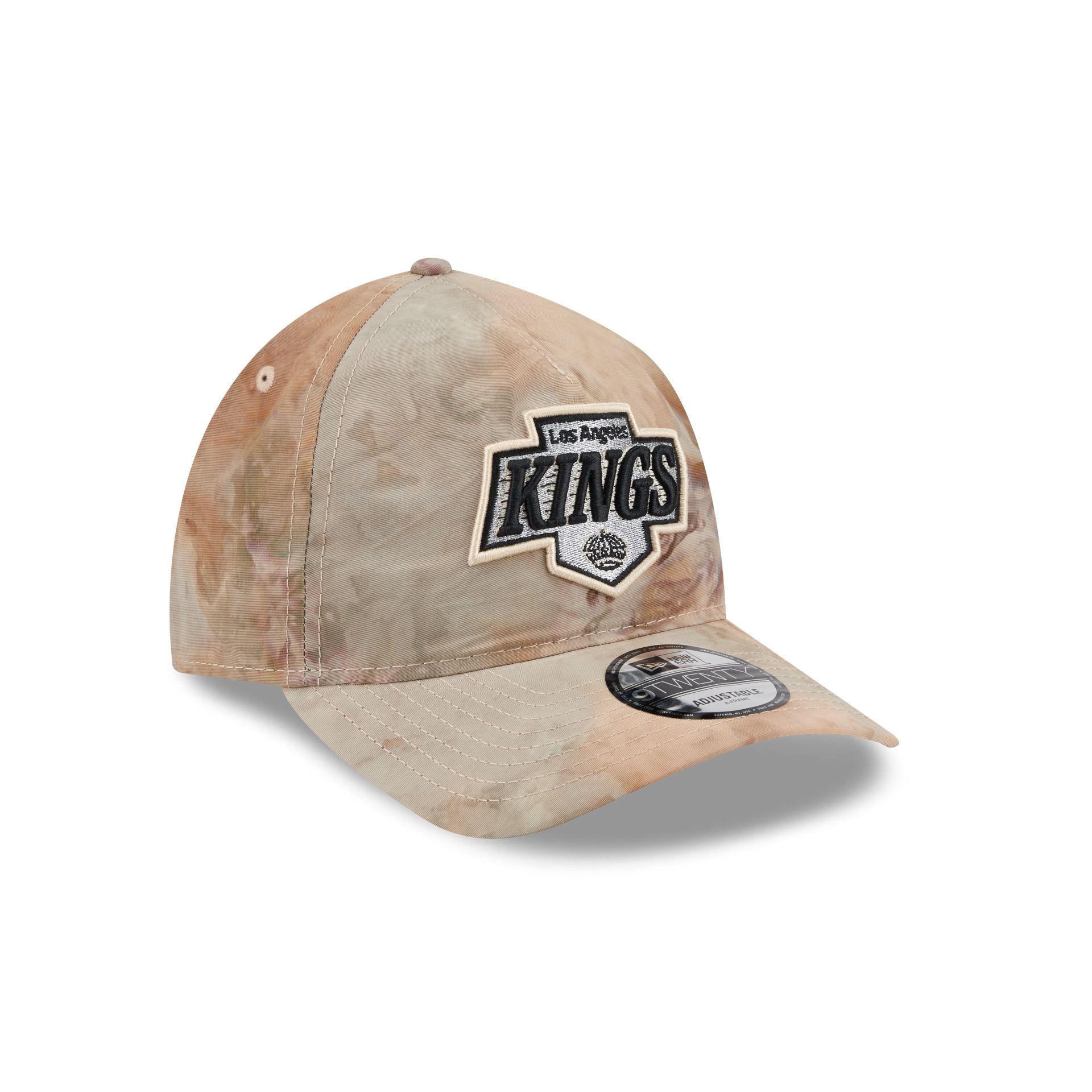 Los Angeles Kings Washed Nylon Brown 9TWENTY A-Frame Adjustable Hat