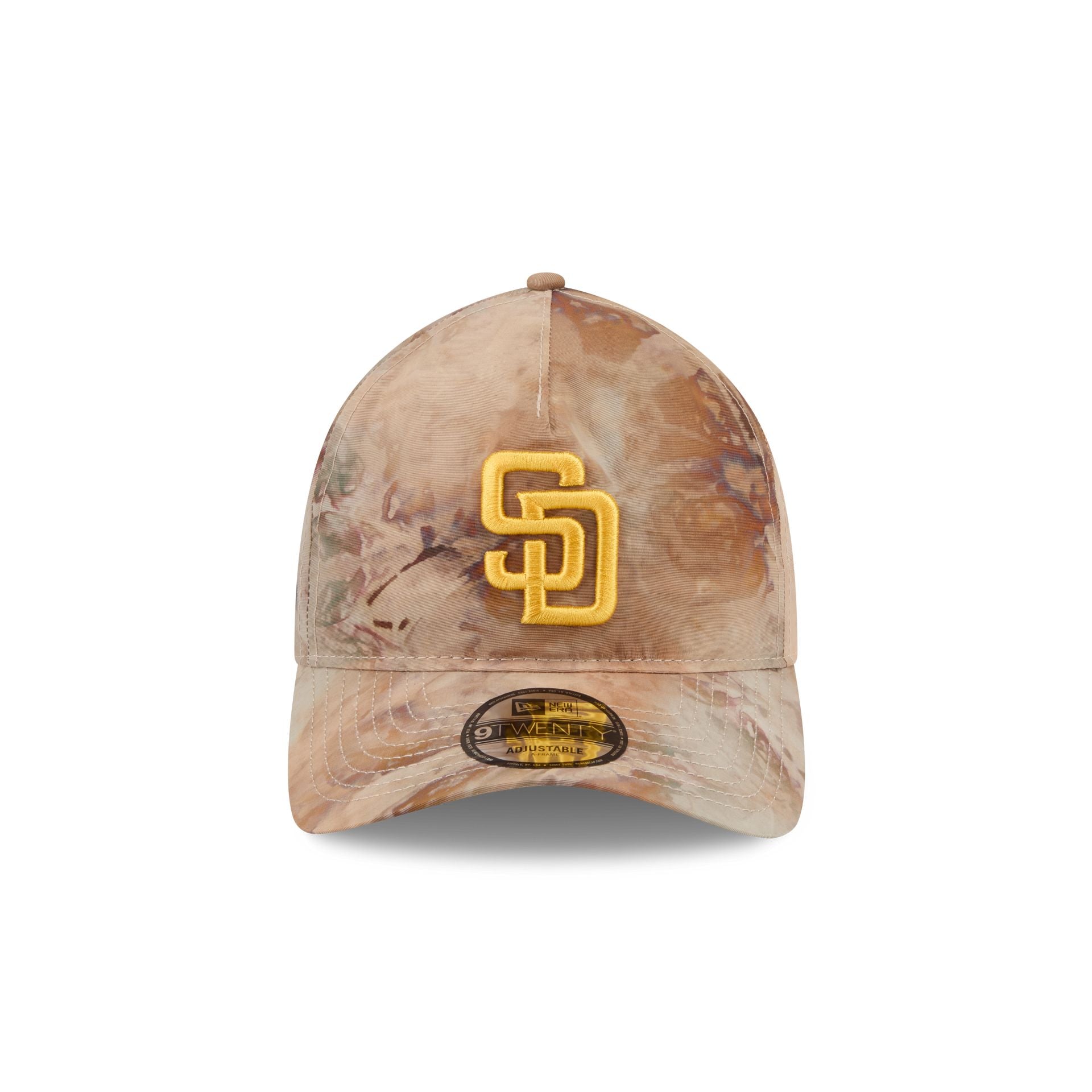 San Diego Padres Washed Nylon Brown 9TWENTY A-Frame Adjustable Hat