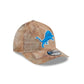 Detroit Lions Washed Nylon Brown 9TWENTY A-Frame Adjustable Hat