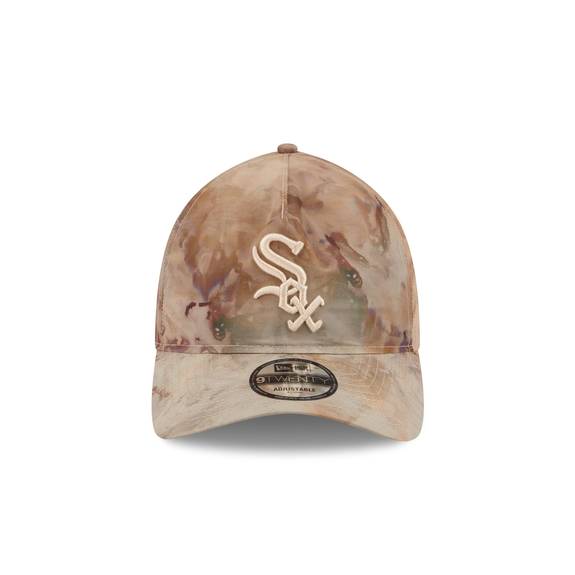 Chicago White Sox Washed Nylon Brown 9TWENTY A-Frame Adjustable Hat
