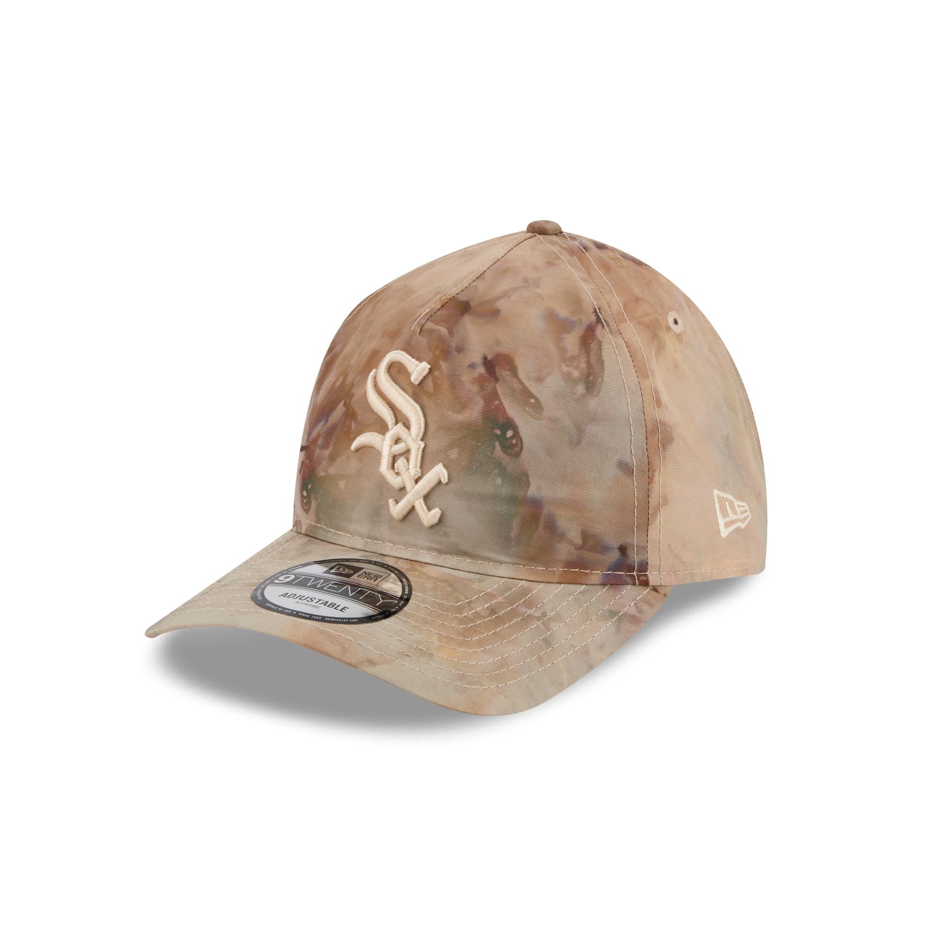 Chicago White Sox Washed Nylon Brown 9TWENTY A-Frame Adjustable Hat