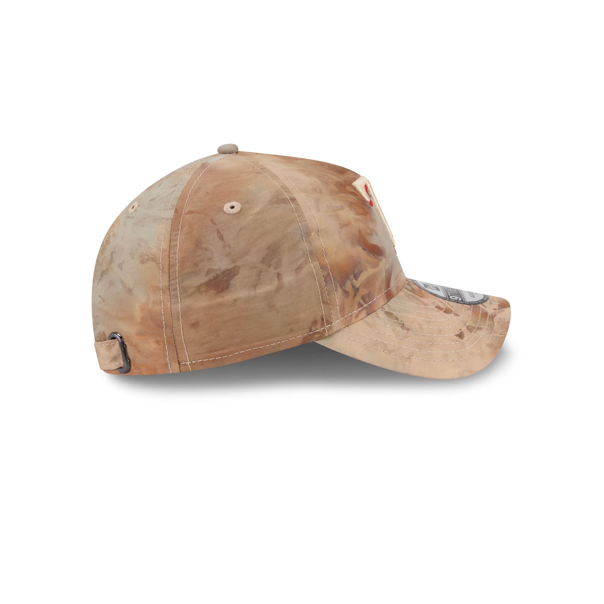 Texas Rangers Washed Nylon Brown 9TWENTY A-Frame Adjustable Hat