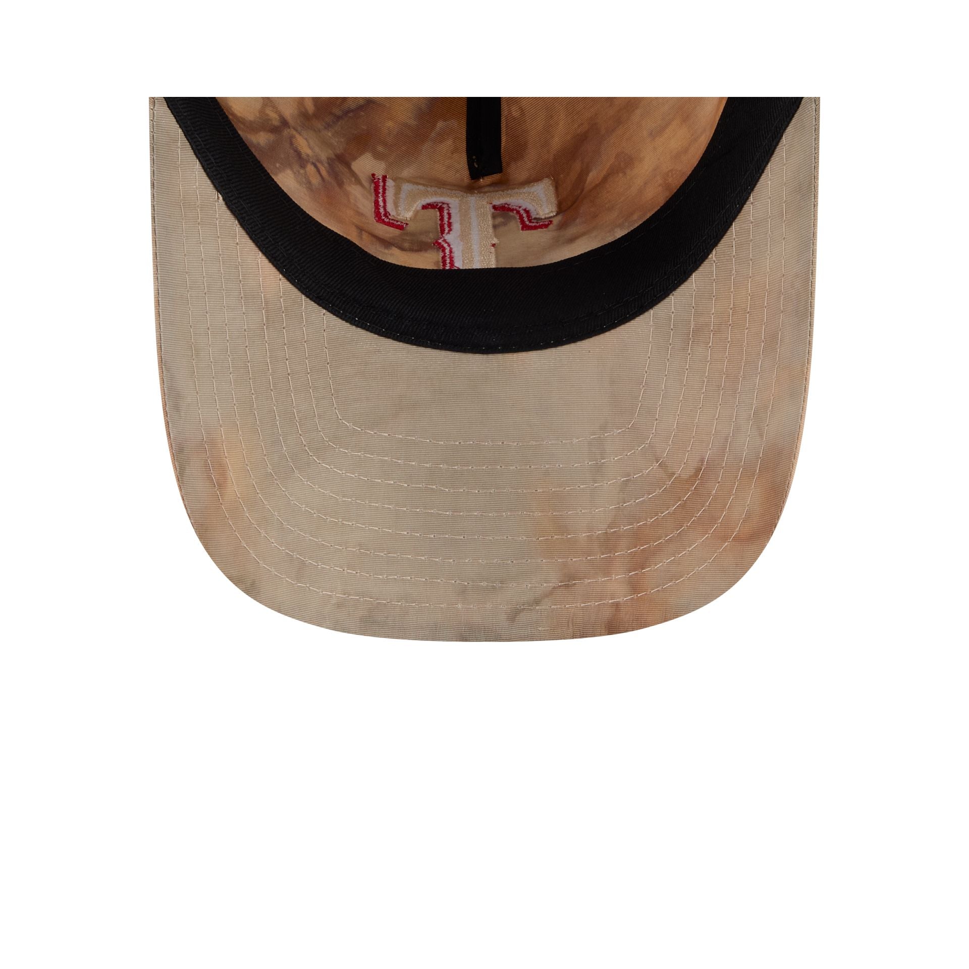 Texas Rangers Washed Nylon Brown 9TWENTY A-Frame Adjustable Hat