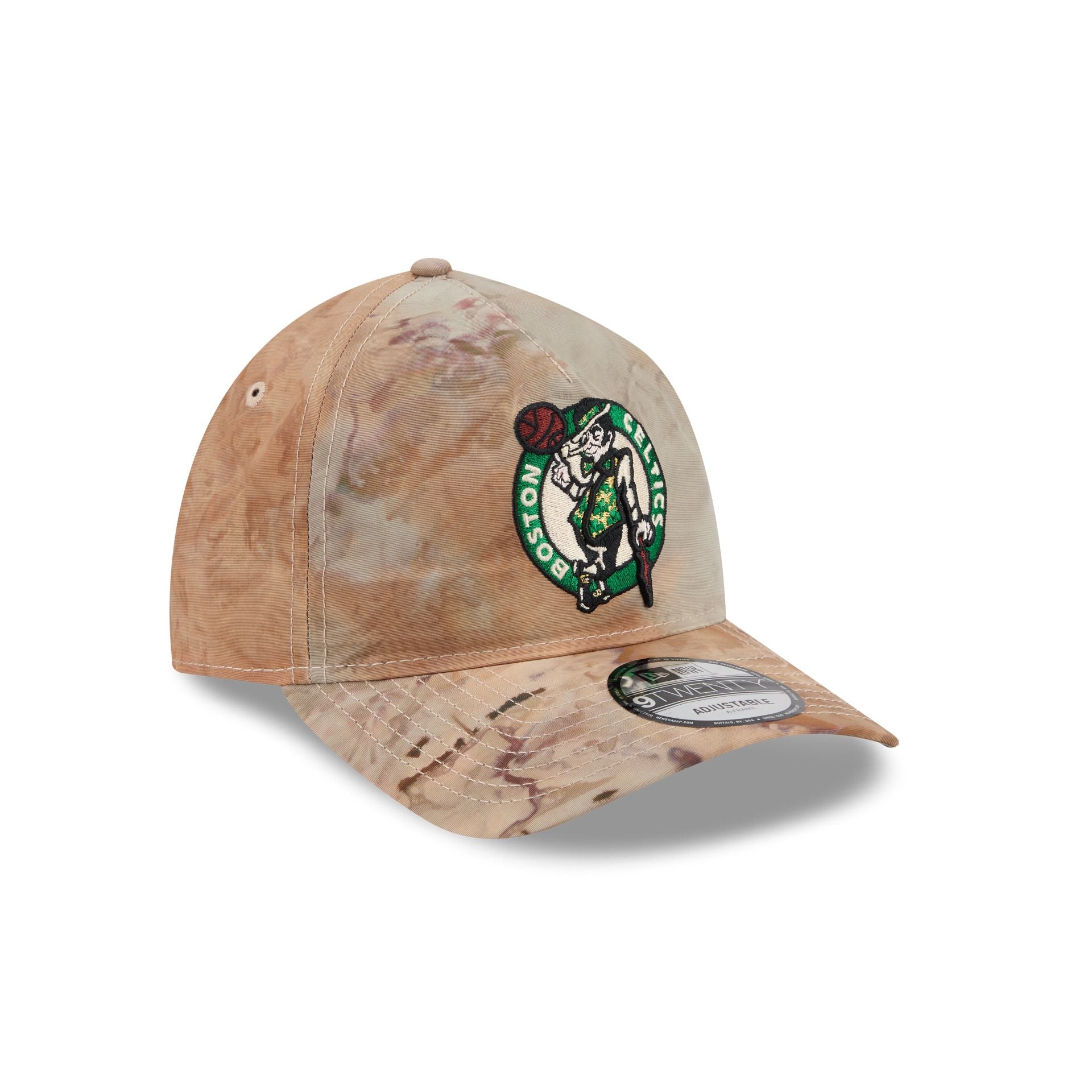 Boston Celtics Washed Nylon Brown 9TWENTY A-Frame Adjustable Hat