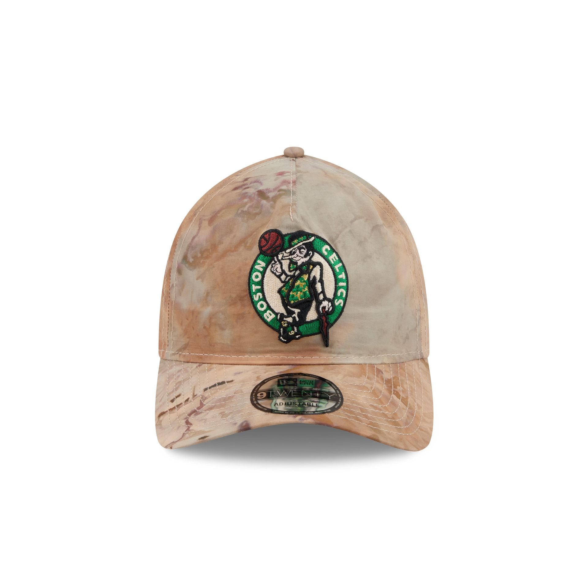 Boston Celtics Washed Nylon Brown 9TWENTY A-Frame Adjustable Hat