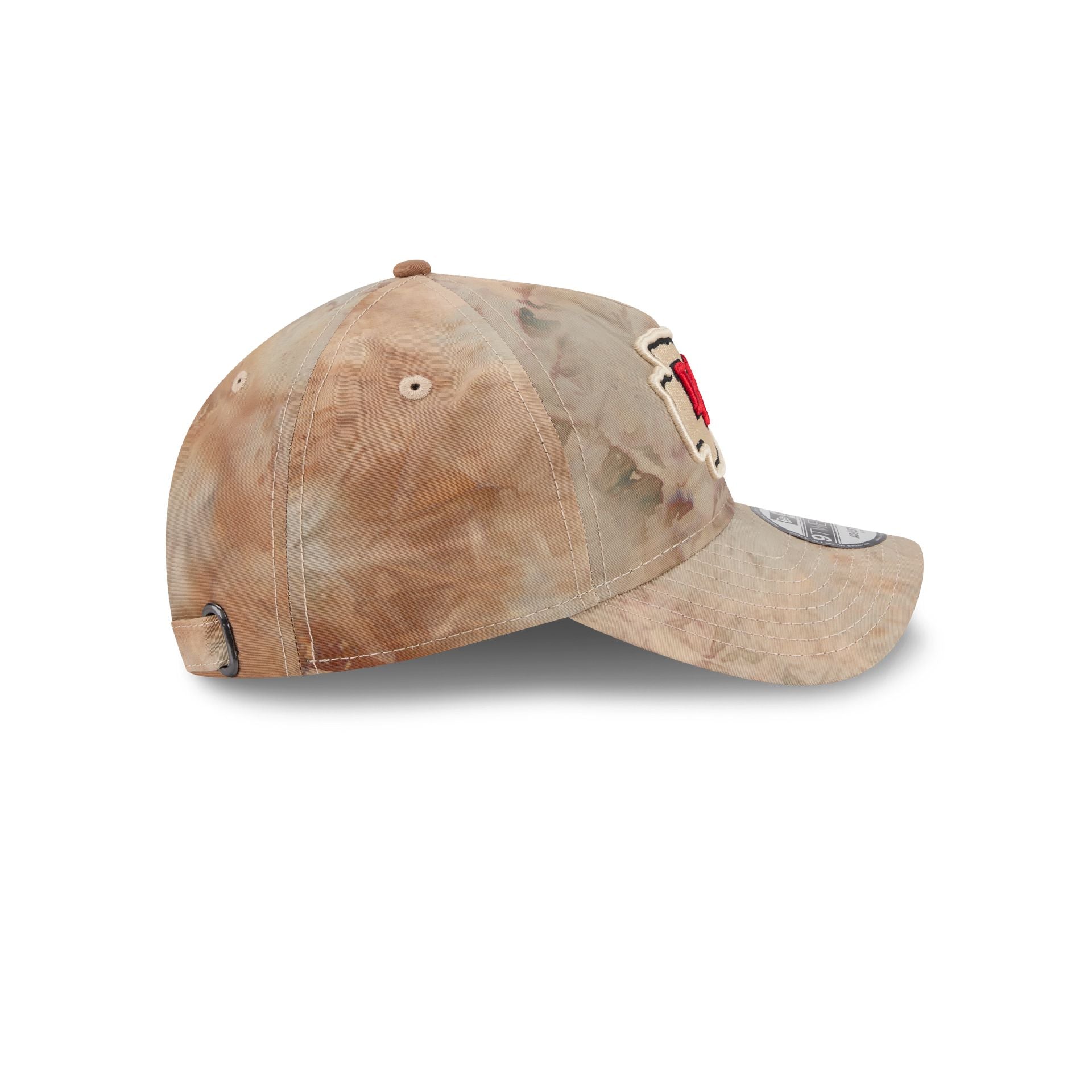 Kansas City Chiefs Washed Nylon Brown 9TWENTY A-Frame Adjustable Hat