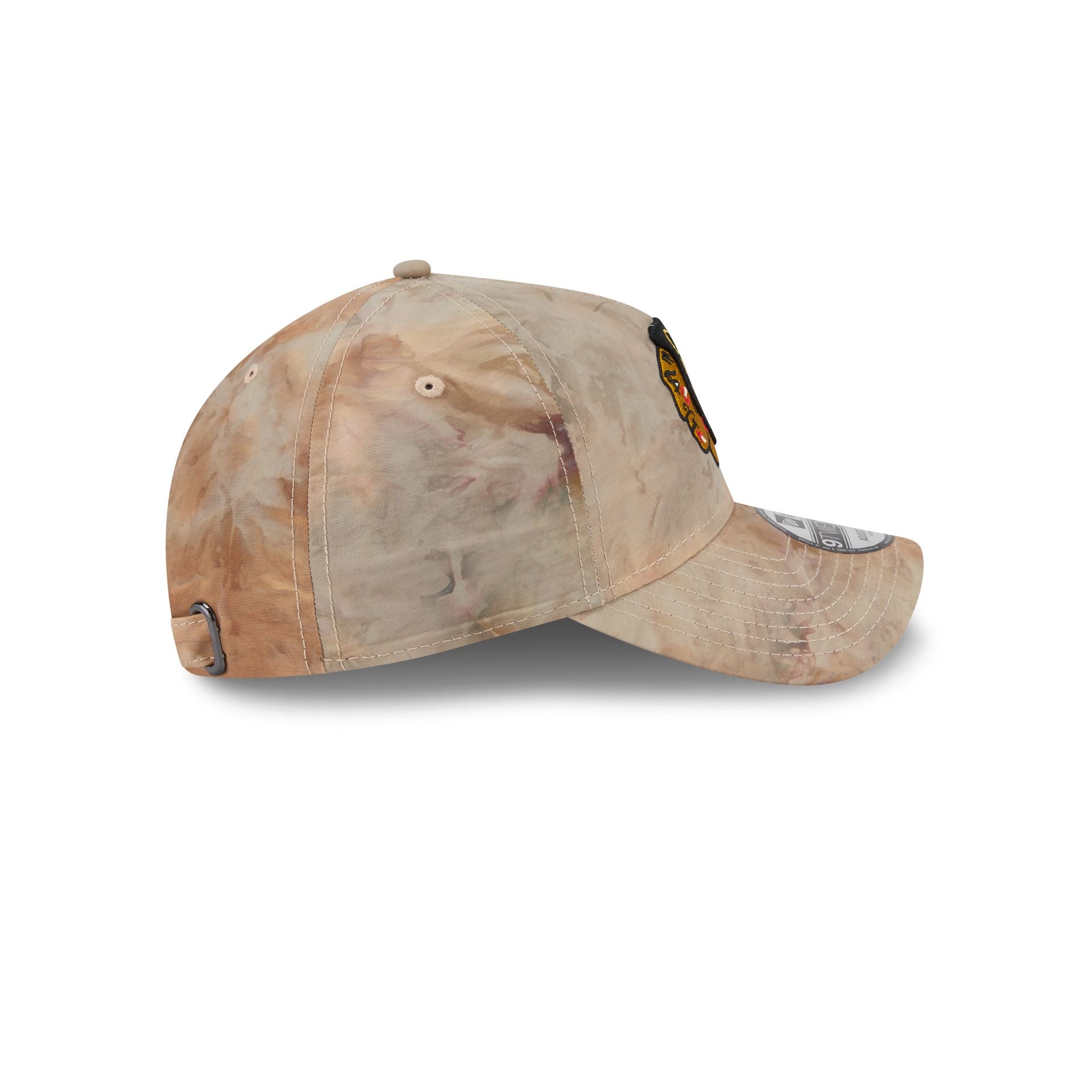 Chicago Blackhawks Washed Nylon Brown 9TWENTY A-Frame Adjustable Hat