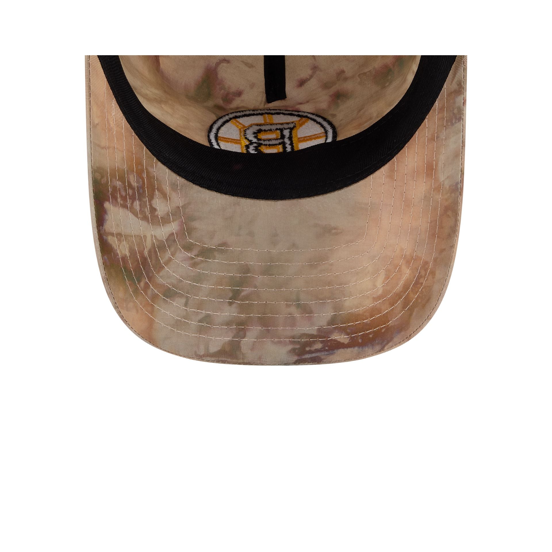 Boston Bruins Washed Nylon Brown 9TWENTY A-Frame Adjustable Hat