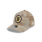 Boston Bruins Washed Nylon Brown 9TWENTY A-Frame Adjustable Hat