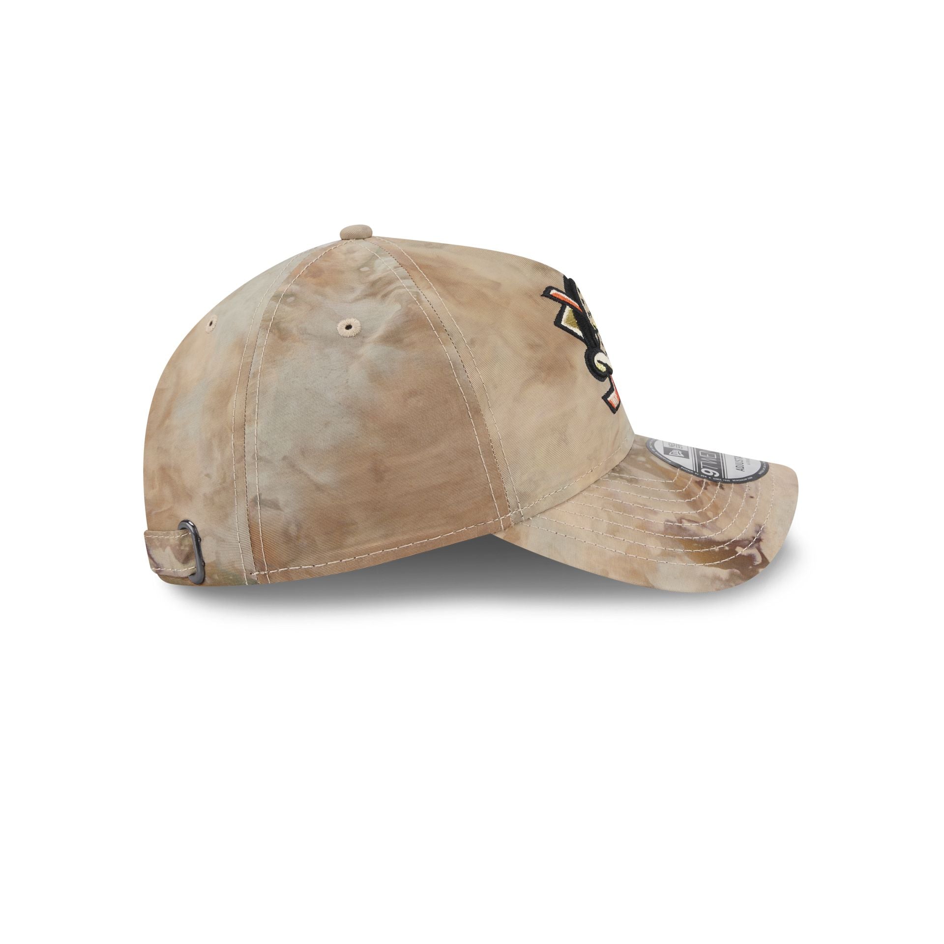 Anaheim Ducks Washed Nylon Brown 9TWENTY A-Frame Adjustable Hat