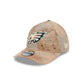 Philadelphia Eagles Washed Nylon Brown 9TWENTY A-Frame Adjustable Hat