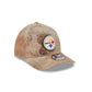 Pittsburgh Steelers Washed Nylon Brown 9TWENTY A-Frame Adjustable Hat