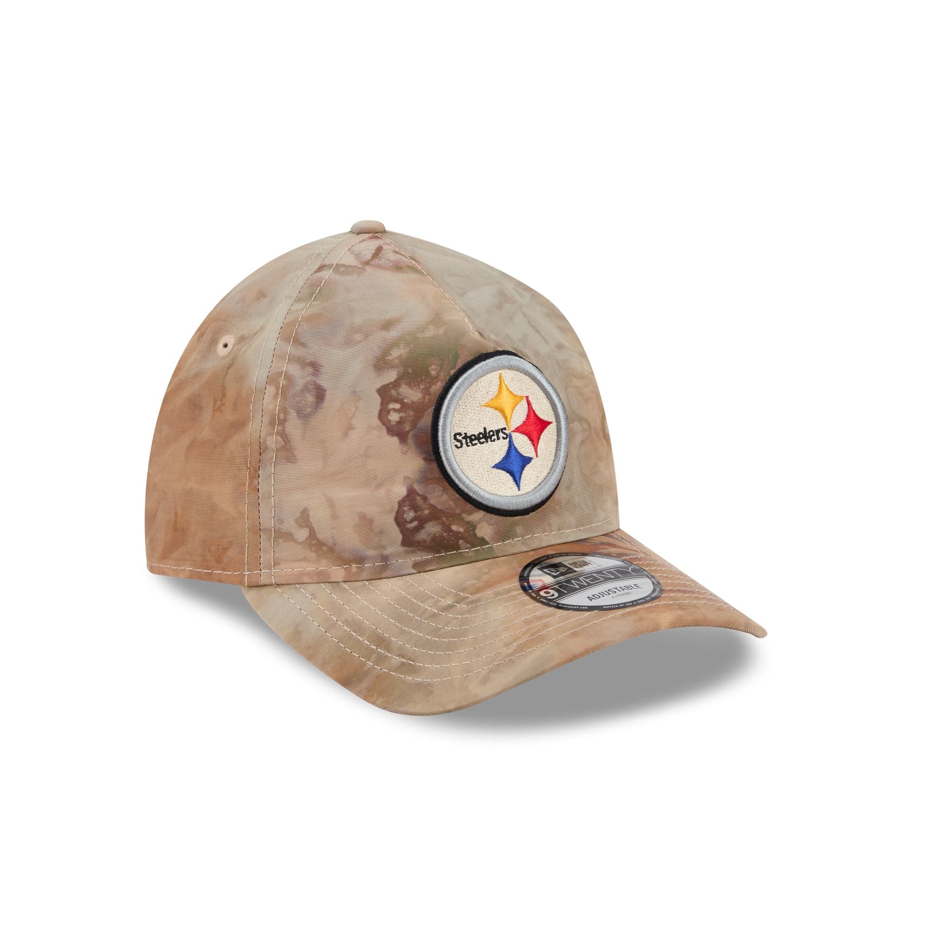 Pittsburgh Steelers Washed Nylon Brown 9TWENTY A-Frame Adjustable Hat