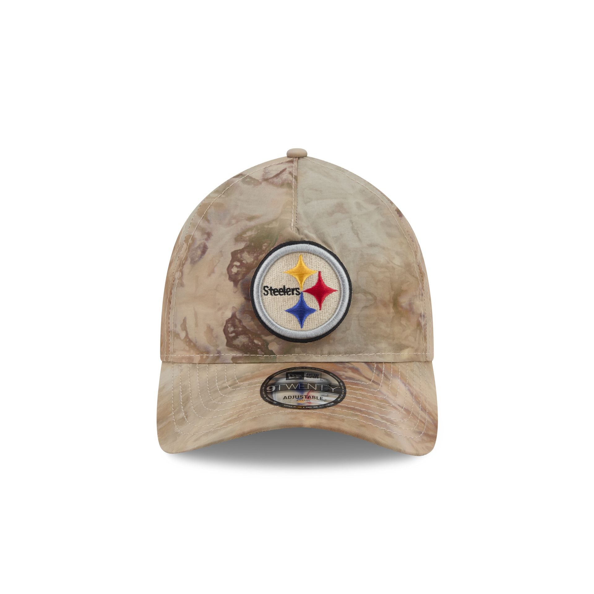 Pittsburgh Steelers Washed Nylon Brown 9TWENTY A-Frame Adjustable Hat