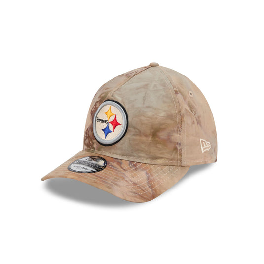 Pittsburgh Steelers Washed Nylon Brown 9TWENTY A-Frame Adjustable Hat