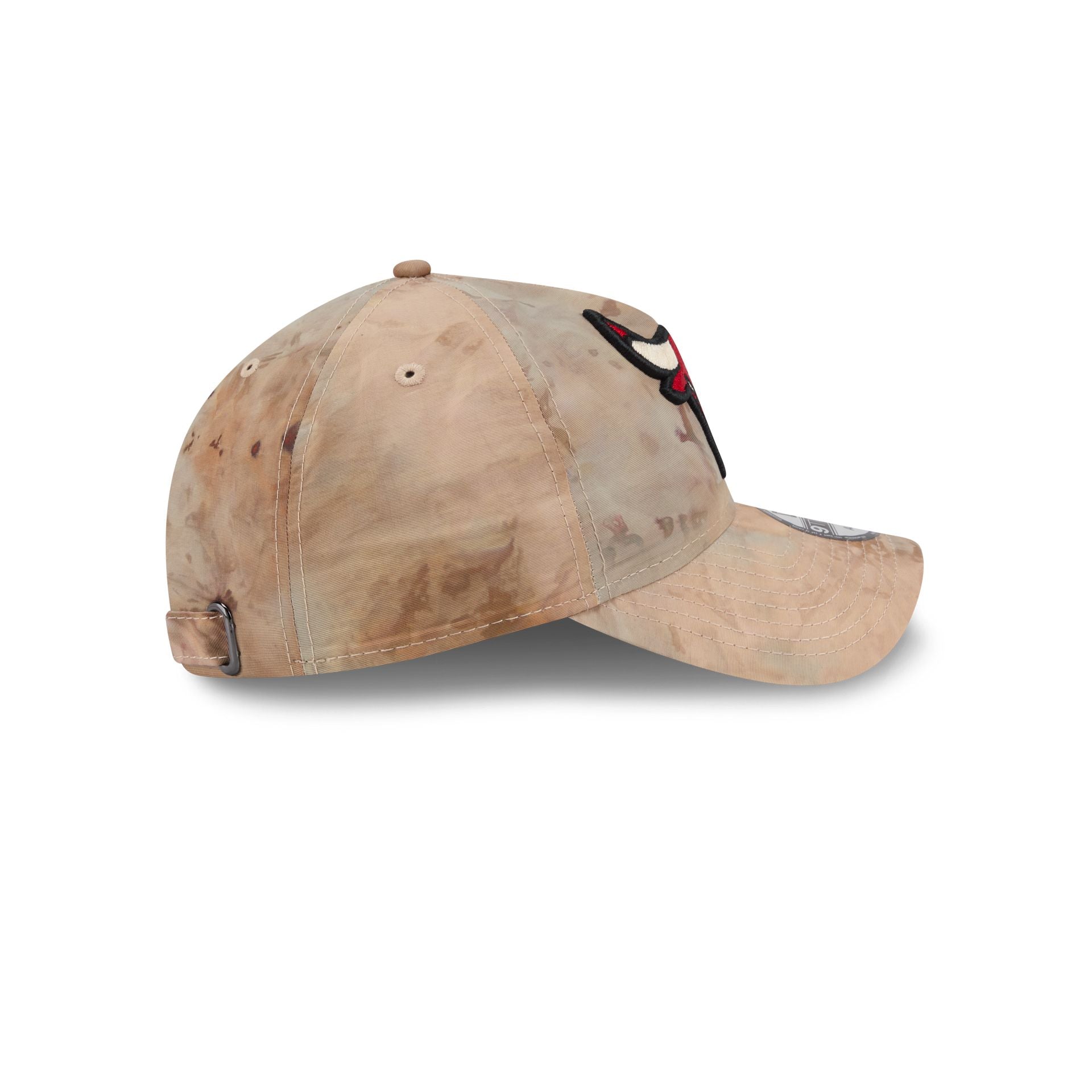 Chicago Bulls Washed Nylon Brown 9TWENTY A-Frame Adjustable Hat