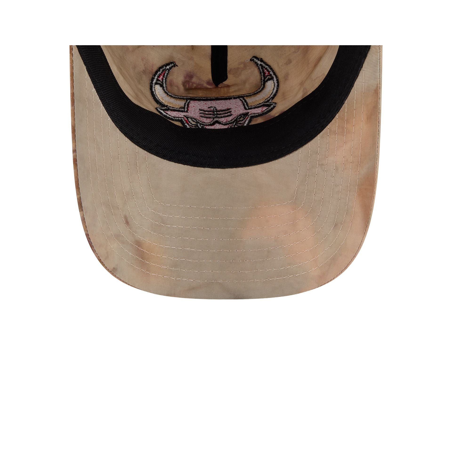 Chicago Bulls Washed Nylon Brown 9TWENTY A-Frame Adjustable Hat