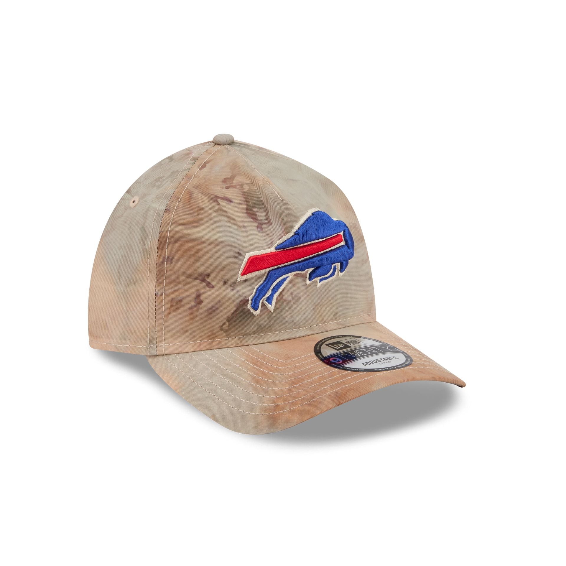 Buffalo Bills Washed Nylon Brown 9TWENTY A-Frame Adjustable Hat