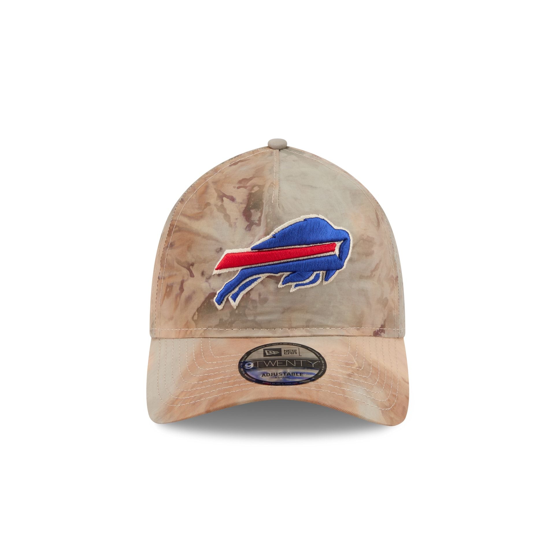 Buffalo Bills Washed Nylon Brown 9TWENTY A-Frame Adjustable Hat